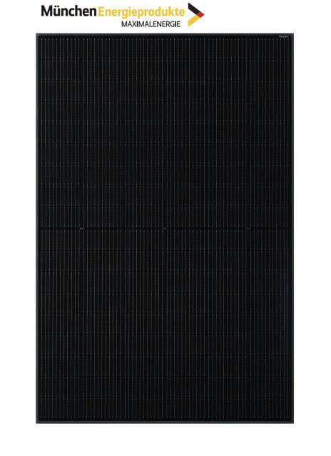   21068-Balkonkraftwerk Solarpanel 1640W schwarz + 1500w Hoymiles Micro-Wechselrichter+Kabel mit Schukostecker 
