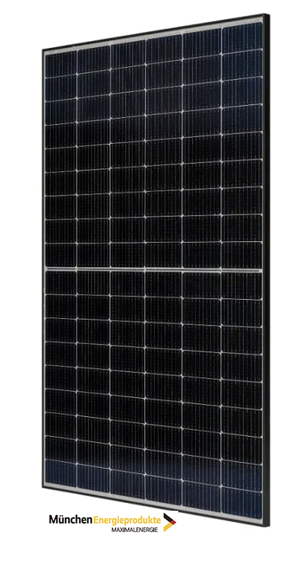      21074- MünchenSolar® 450Wp Solarmodul schwarzer Rahmen