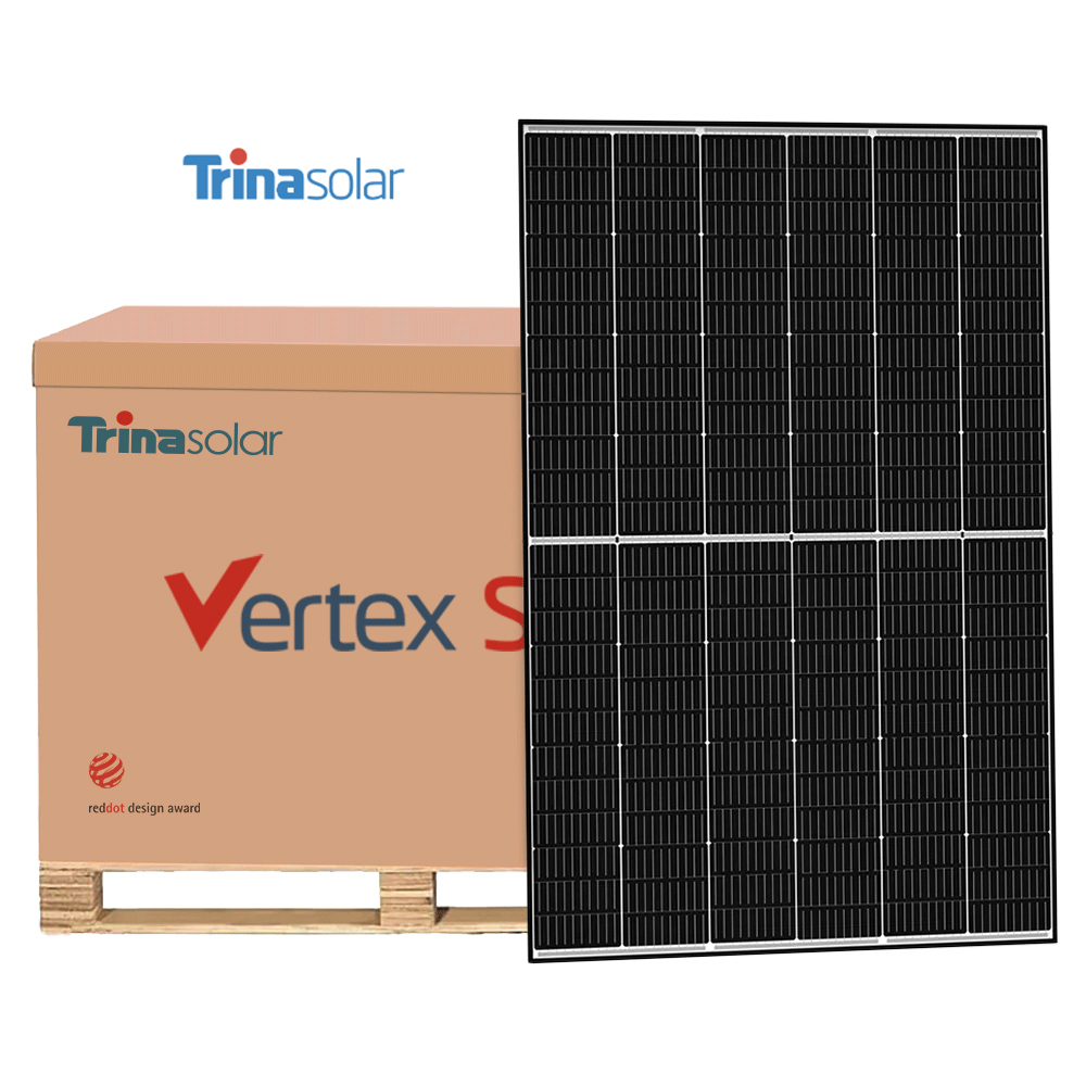      21092- TRINA solar® 435Wp Solarmodul schwarzer Rahmen Glas-Glas(36 Stück, eine Palette)