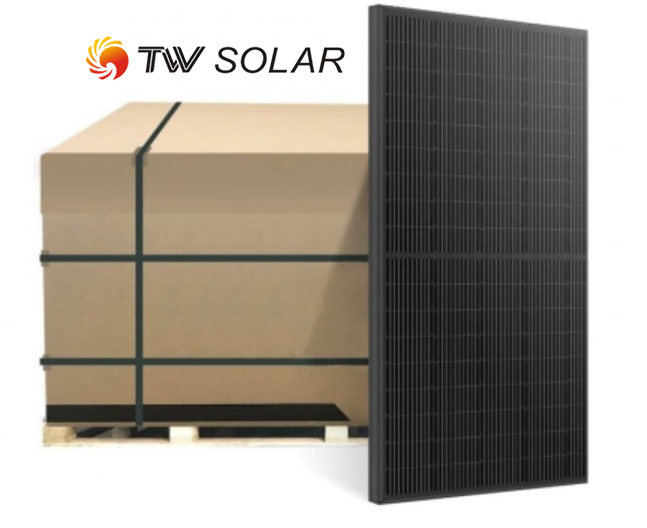       21004- Tongwei® 400Wp Solarmodul Vollschwarz (36 Stück, eine Palette)
