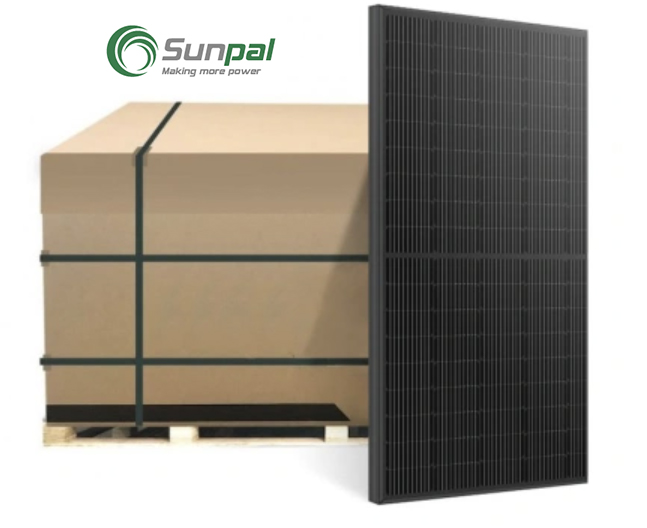      21003- SUNPAL® 420Wp Solarmodul Farbe Vollschwarz (eine Palette,36 Stück) , sofort lieferbar 